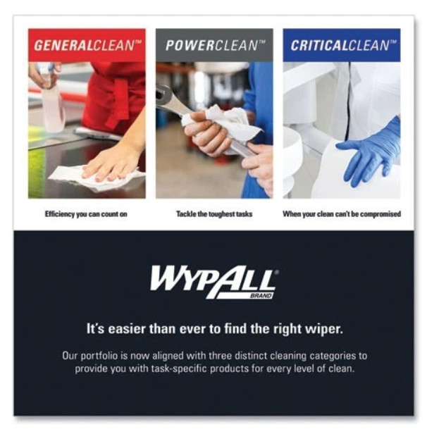 WypAll Clean ProScrub Wipes, Cloth, 9.5×12, Citrus, 75/Bucket, 6 Buckets/Carton