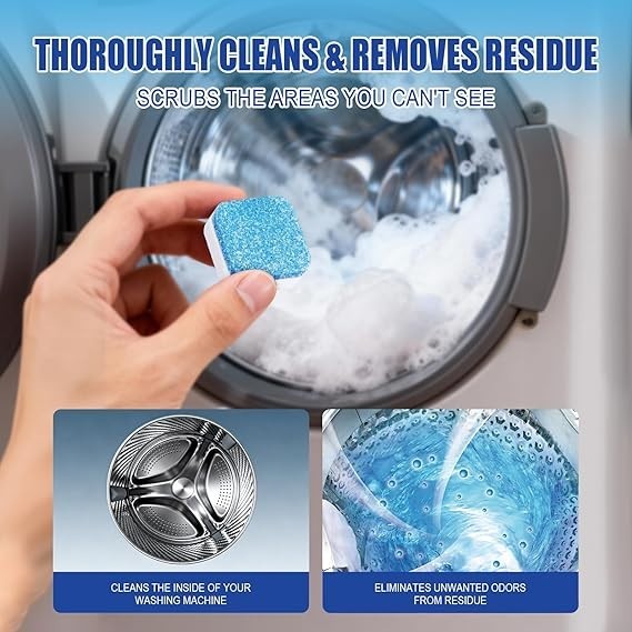 Uproot Clean Washing Machine Cleaner Tablets – 24 Pack for a 12 Month Supply