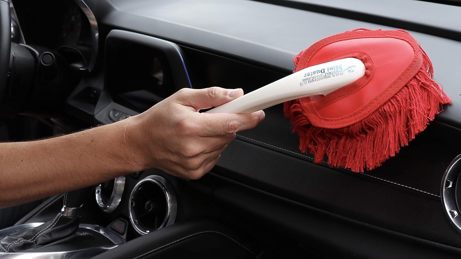 Mini Car Duster Brush Microfiber Cleaning Tool for Vehicle Dust Removal