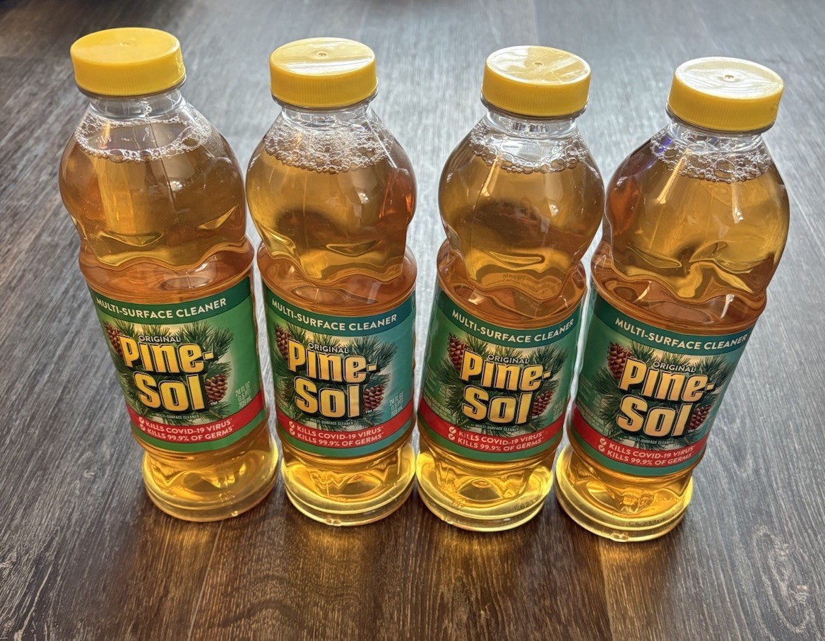 (4) Pine Sol Original Formula with Pine Oil 24 Fl Oz Each Discontinued Formula
