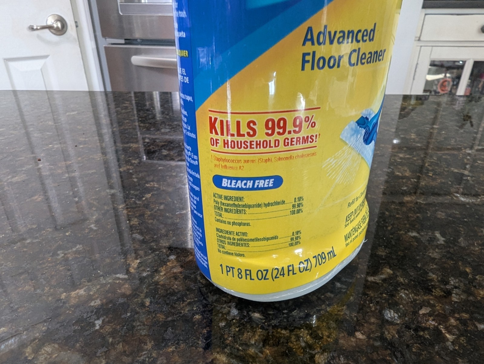 Clorox Ready Mop Advanced Floor Cleaner 24oz & Absorbent Mopping Pads 8 Ct DISCD