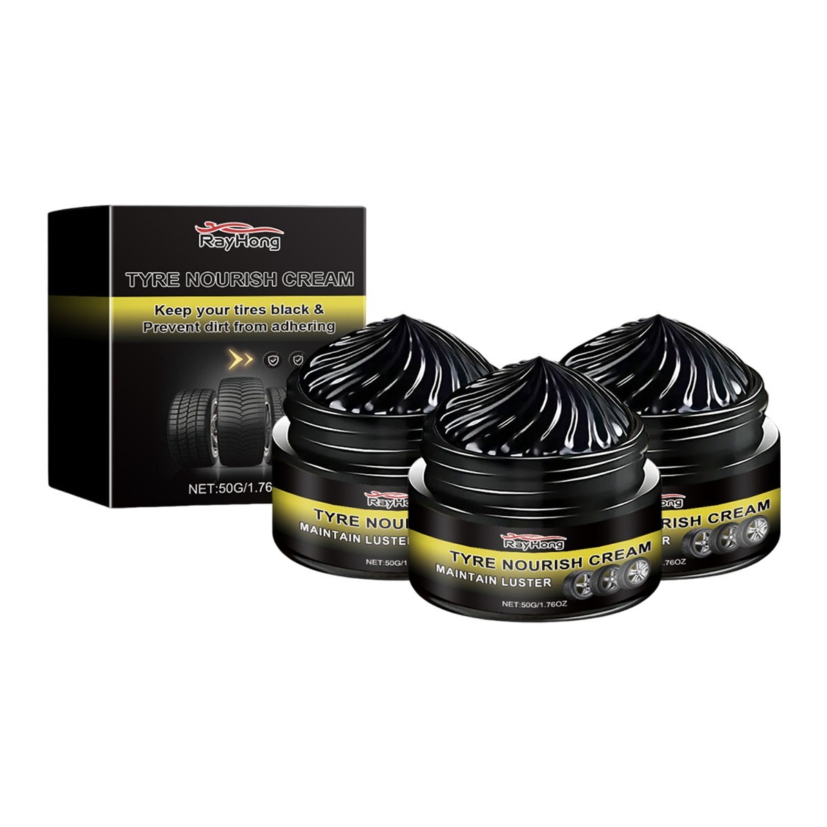 Tyre Nourish Cream,Maintain Luster For Cars,UV Protection And Waterproof Coating