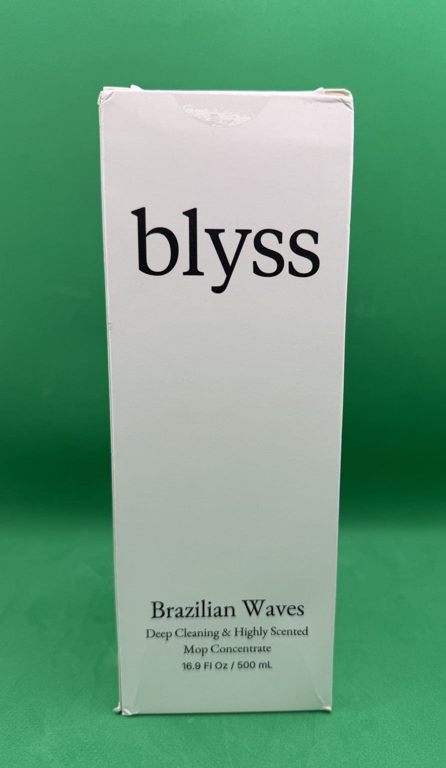Blyss Mop Soap – Concentrate In Box – Brazillian Waves 16.9 Fluid Oz 500 mL
