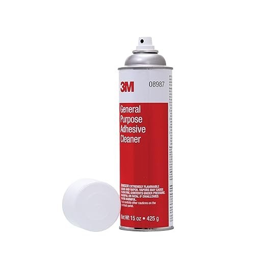 Adhesive Cleaner 15 oz Removes Sticky Residue Safe on Paint Vinyl Fabric Spray