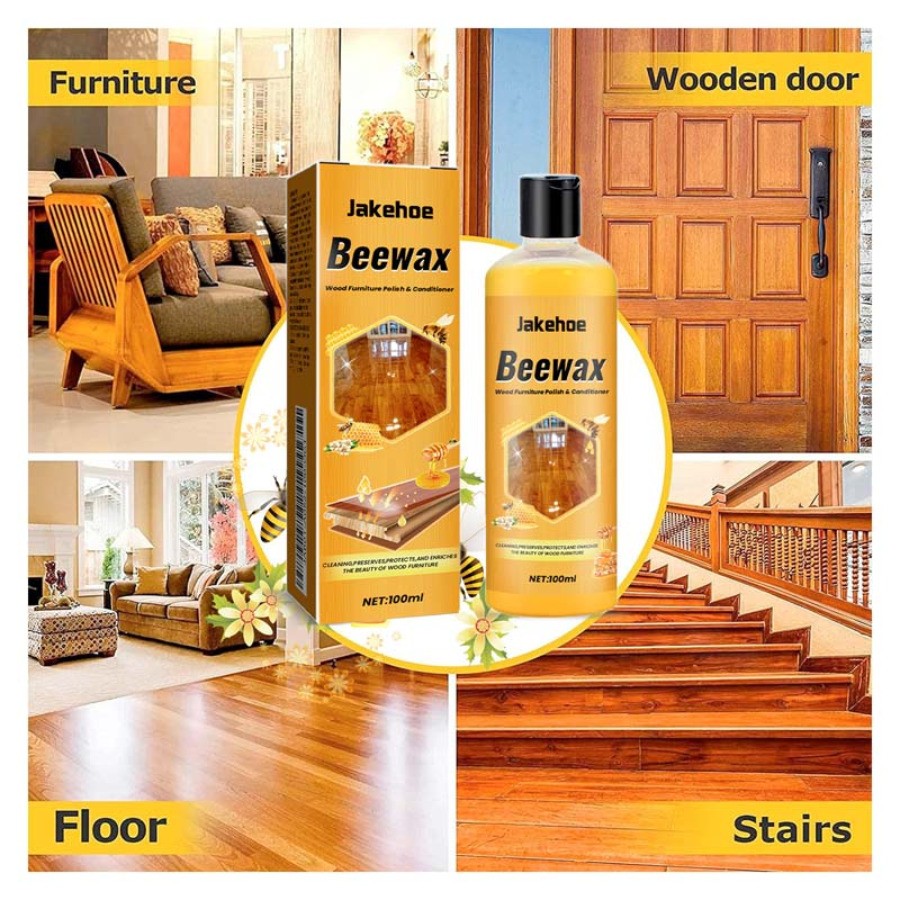 Beeswax Polish and Conditioner All-in-One for Wood Furniture Waterproof Restorer