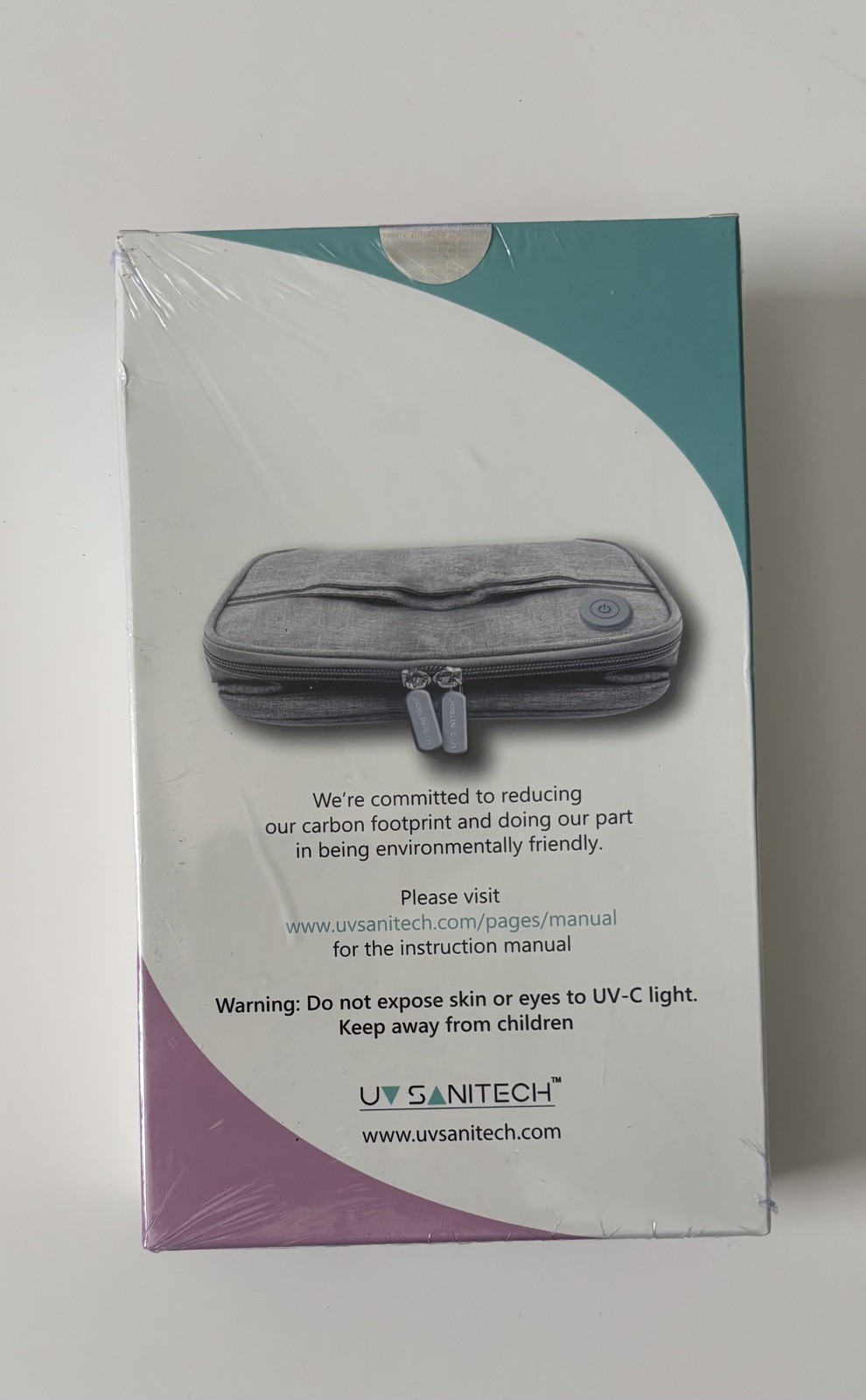 NEW UV Sanitech UV-C Sanitizing Bag-Sanitize Your Personal Items-Phone/Keys