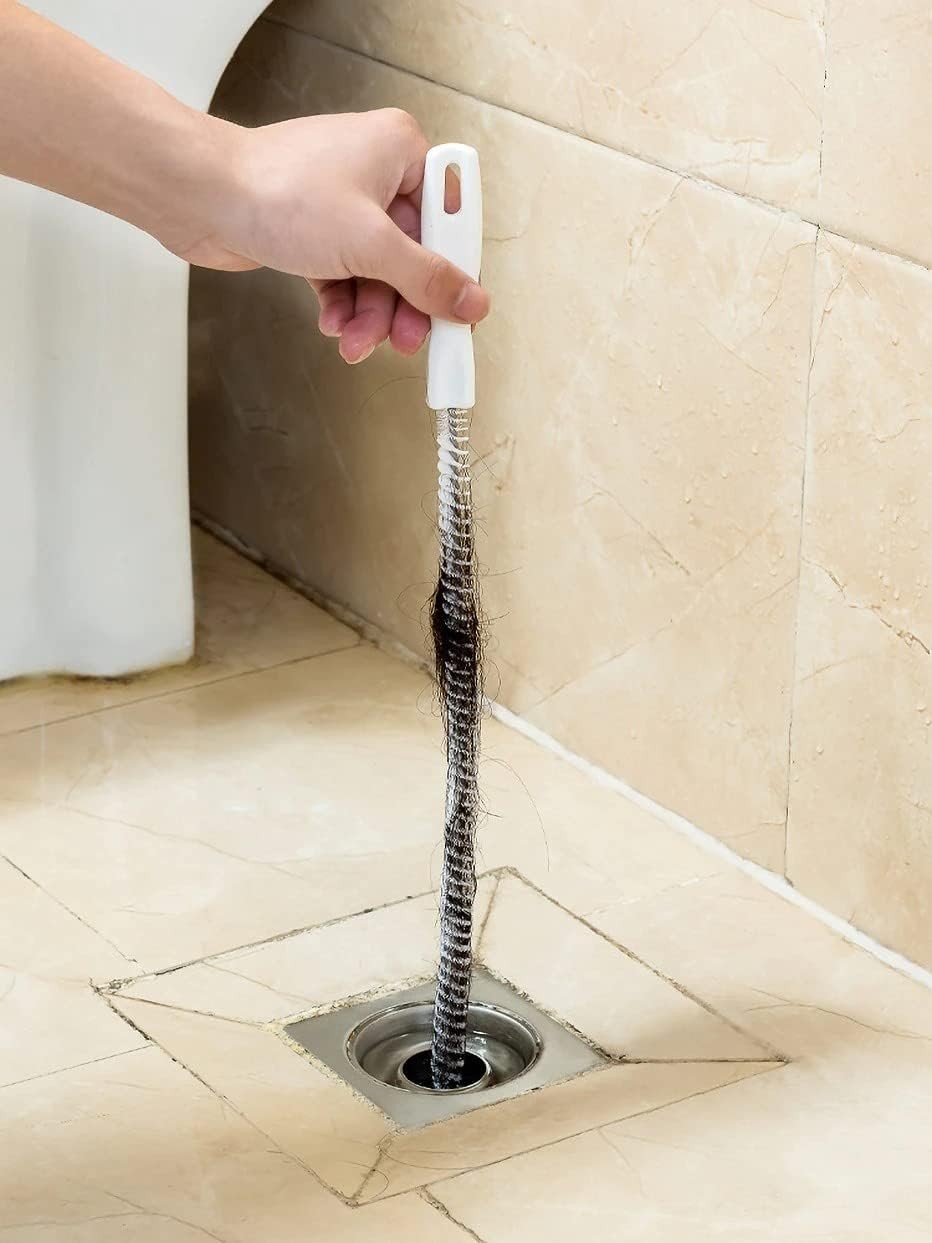 Stainless Steel Handle Drain Brush Set for Hassle-Free Plumbing Maintenance