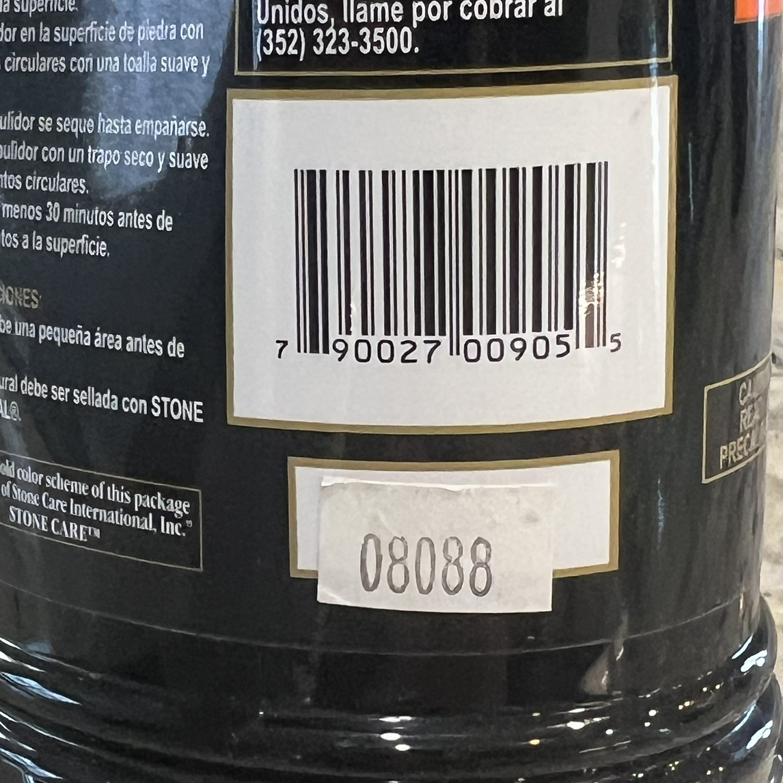 USED 80% Full SCI International Stone Polish Countertop 32 fl oz Granite Marble
