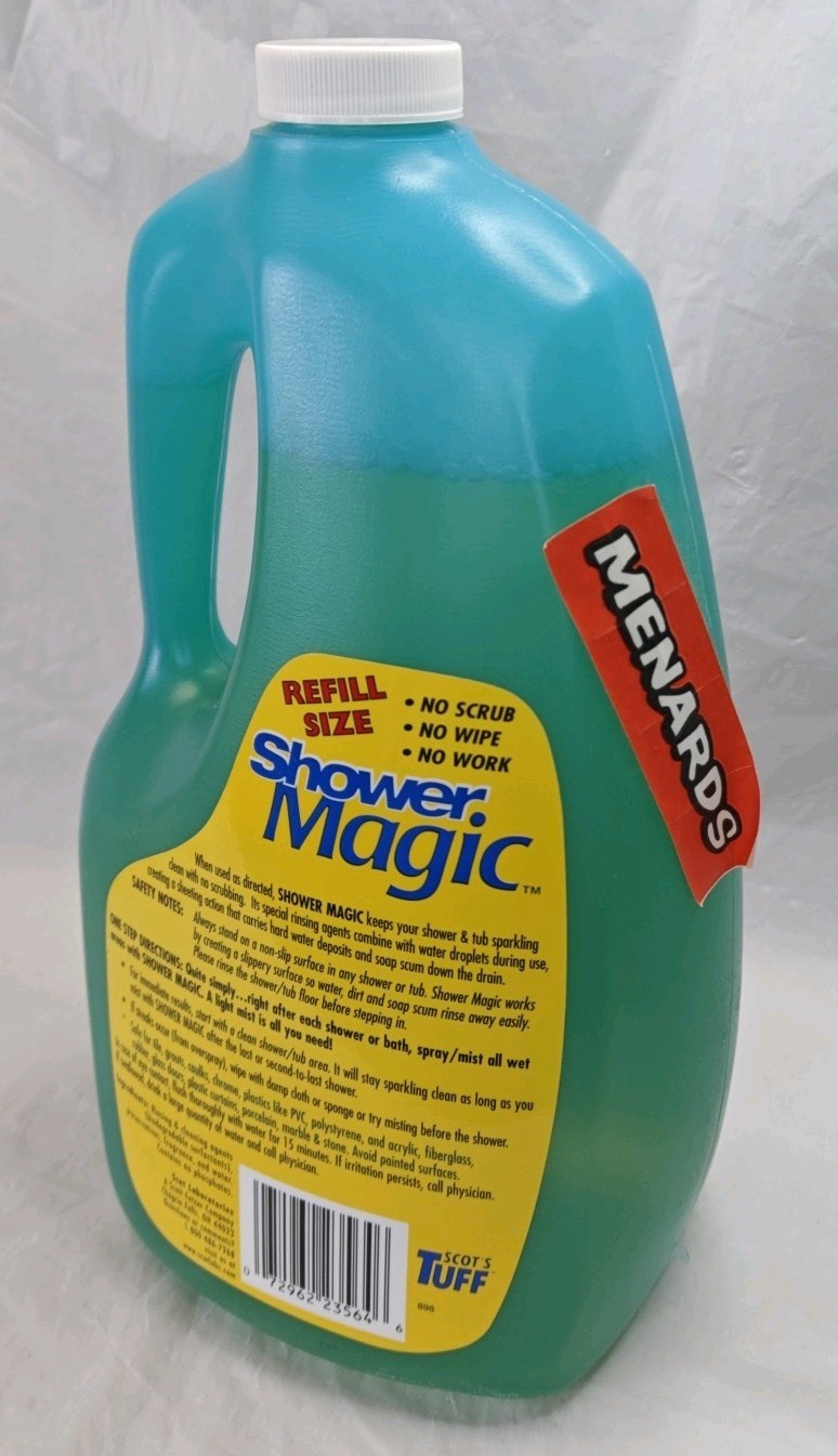 Scots Tuff Shower Magic Cleaner 64 oz Refill Used