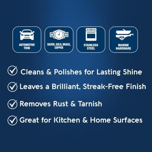 Nevr-Dull Magic Wadding Polish 5oz All Metal Tarnish Remover Cotton Cloth