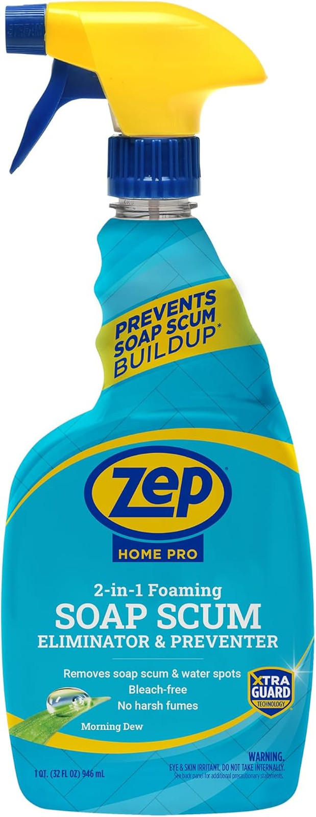 Home Pro 2-In-1 Foaming Soap Scum Eliminator and Preventer, Morning Dew Scent, R