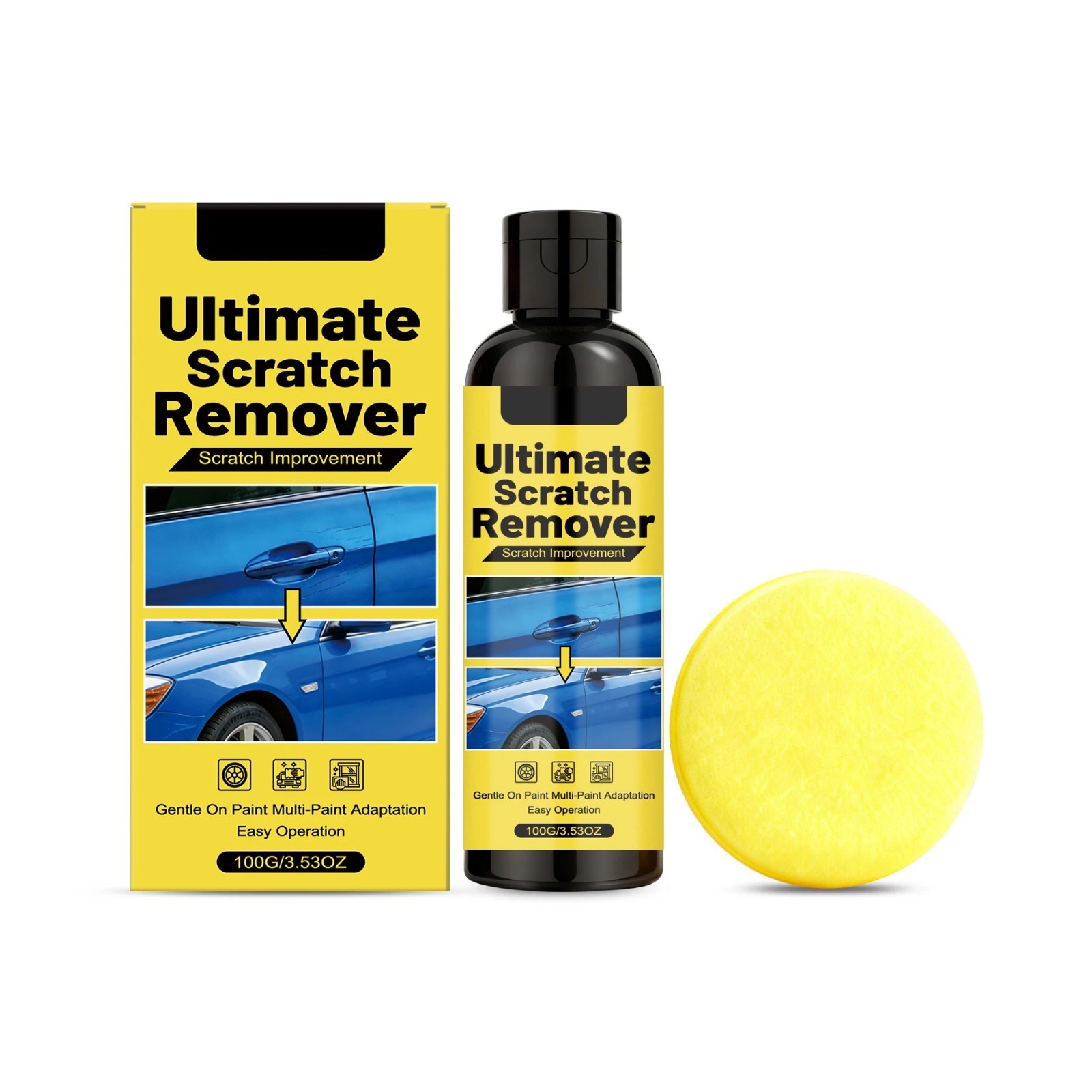NanoPolix Scratch Remover – Eliminate All Car Scratches In 60 Seconds, Nano Poli