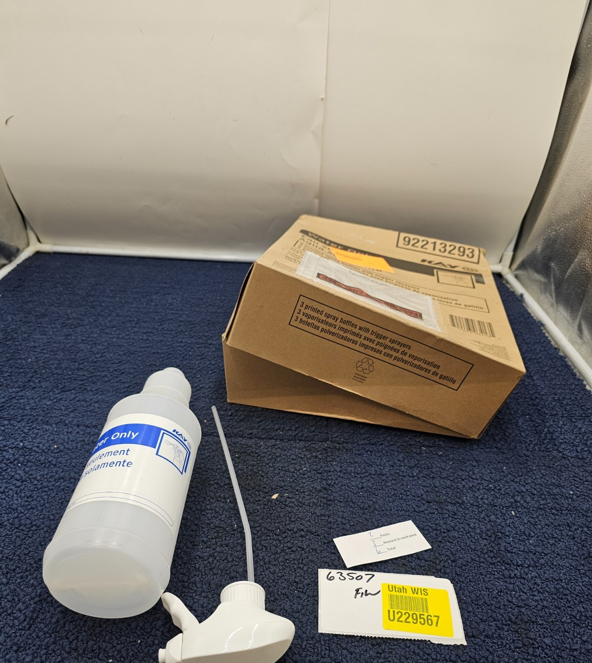 (QTY 6) KAY 32 oz Trigger Spray Bottles 92213293 Water Only 946 ml