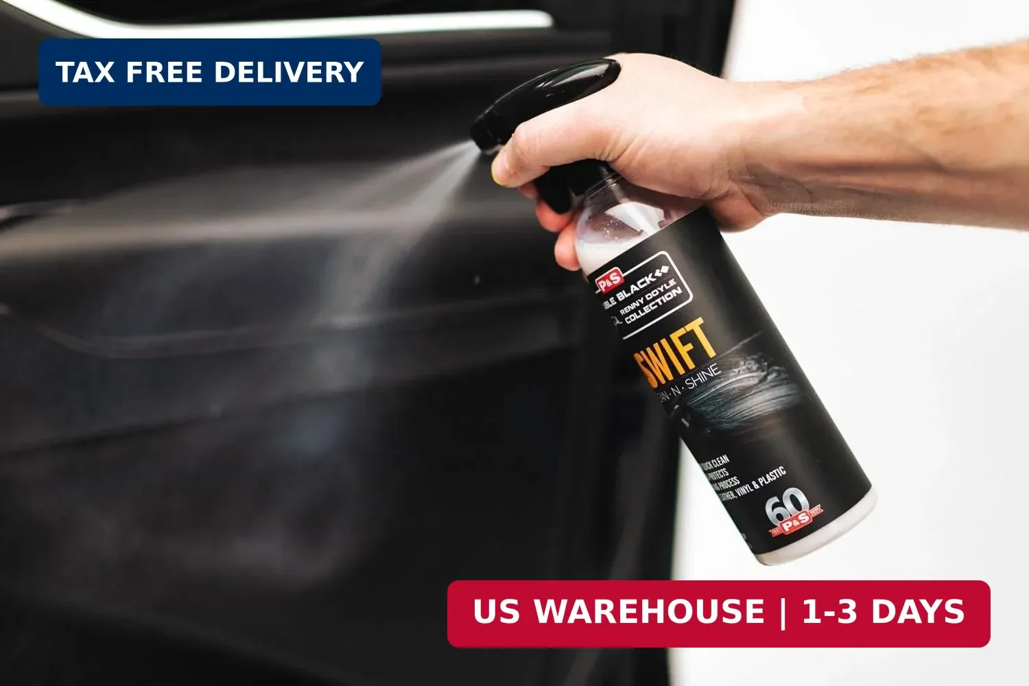 P & S PROFESSIONAL DETAIL PRODUCTS Swift Clean & Shine – Interior Cleaner & Prot