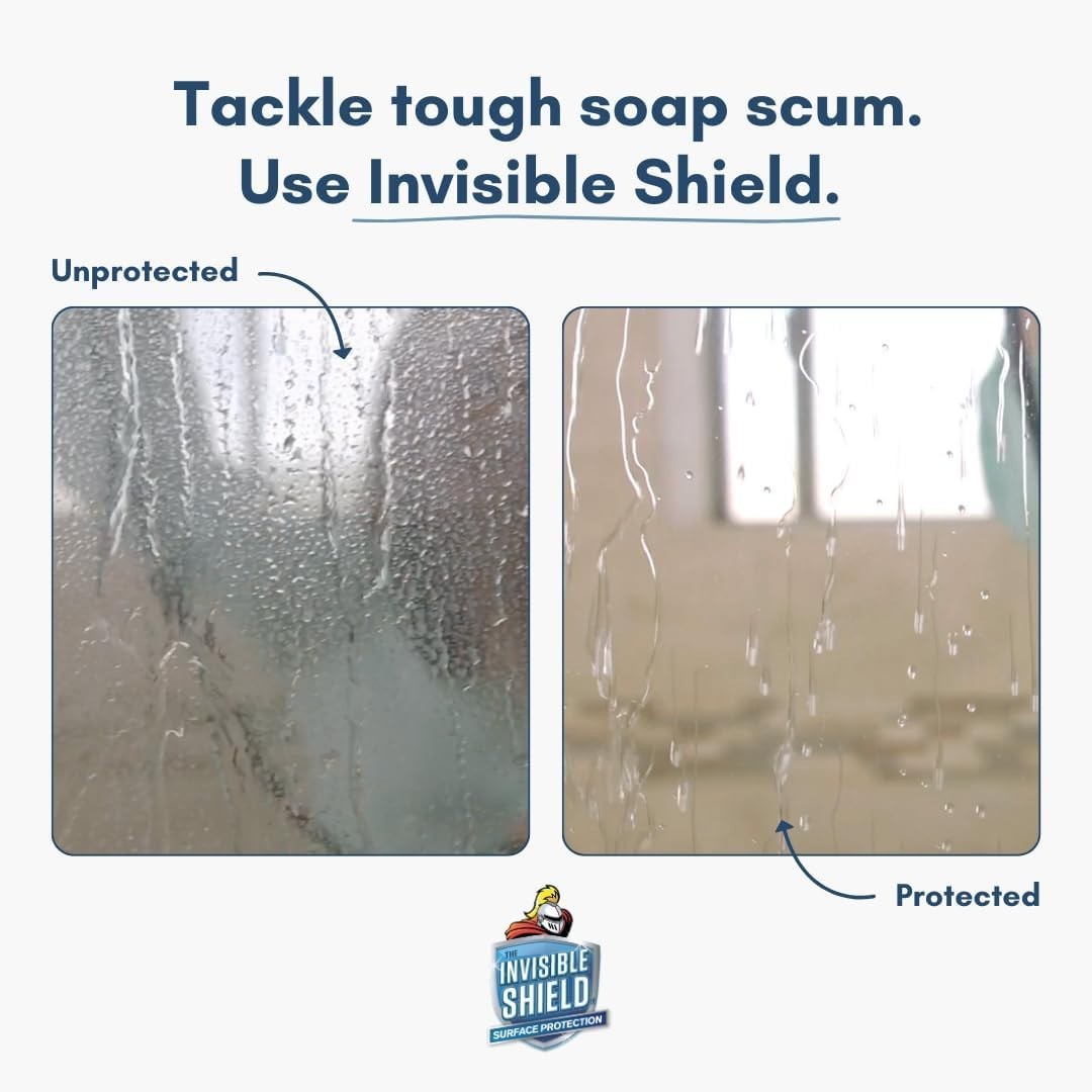 Shower Door & Tile Protectant Kit 32 oz | Invisible Glass Shield & Water Spot Re