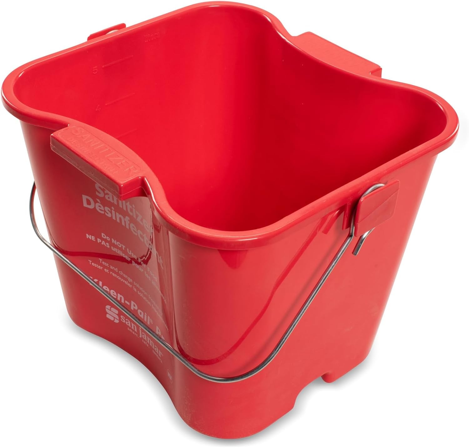 Kleen-Pail Pro Sanitizer Pail Cleaning Bucket with Bail Handle for Kitchens
