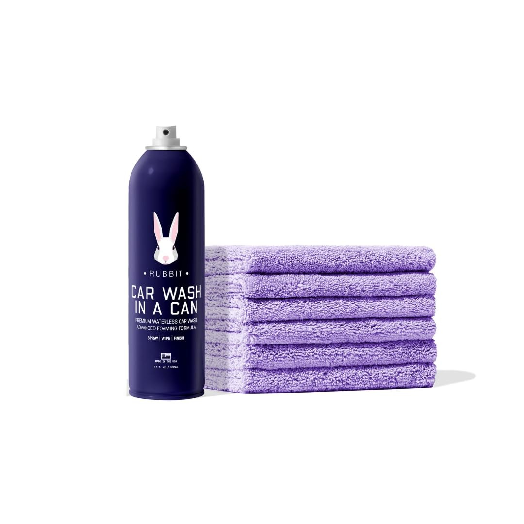 Car Wash In A Can™ Kit, Premium Waterless Car Wash Spray, Ready-to-Use Formul…