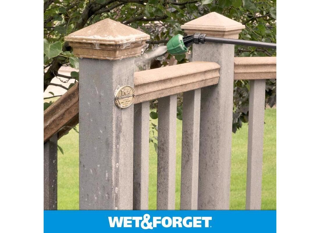 Wet & Forget 800003 Stain Remover, 0.5 gal, Liquid, Slight Almond, Blue