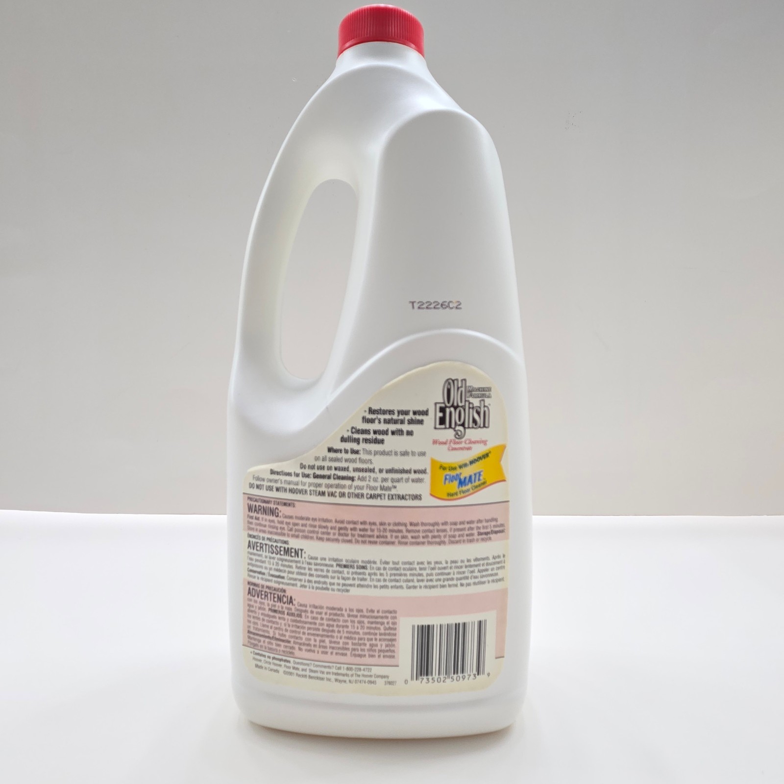 Hoover Old English Wood Floor Cleaning Concentrate FloorMate Cleaner 32oz Sealed