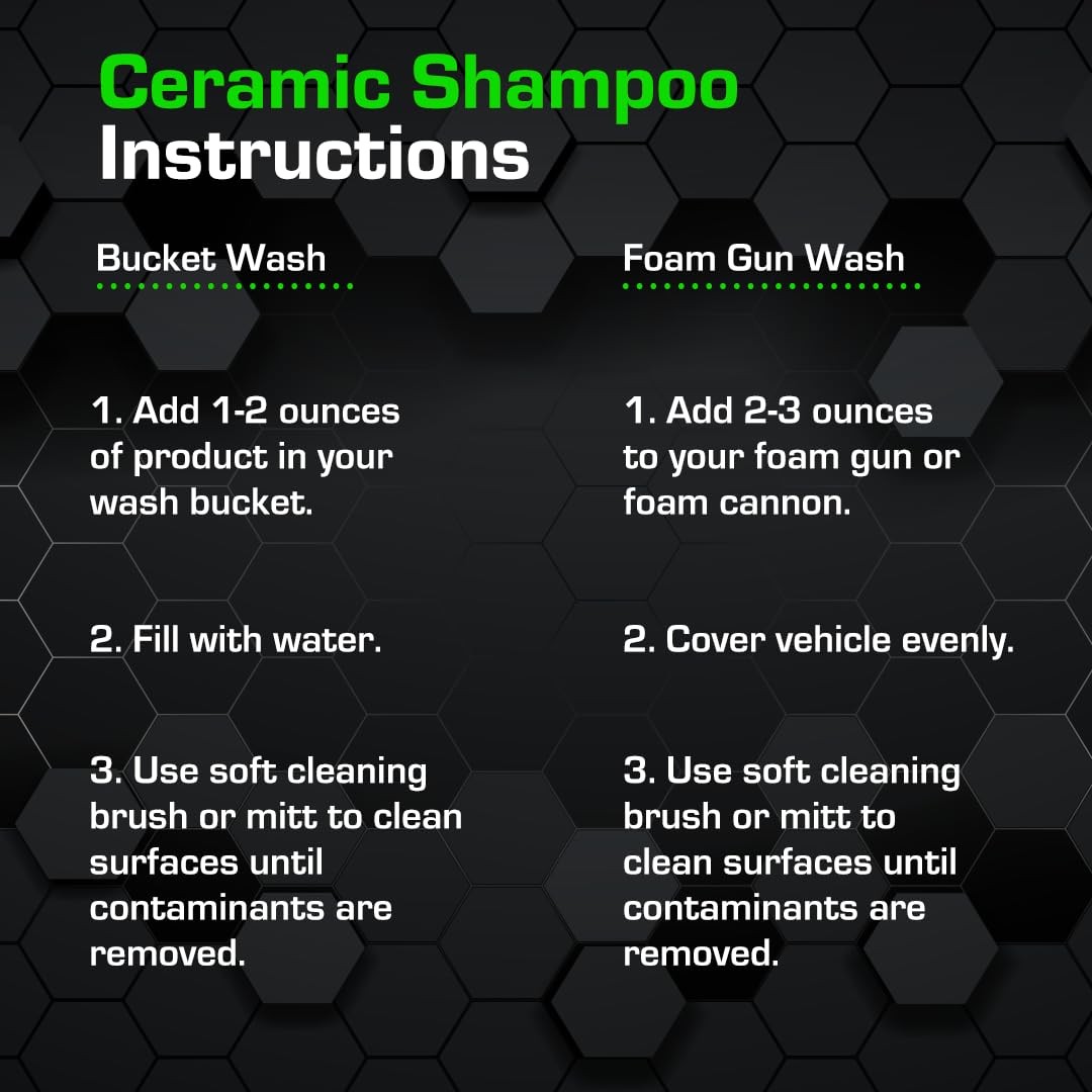 Ceramic Car Shampoo – Slick Car Wash Soap for Ceramic Coatings – pH-Balanced …