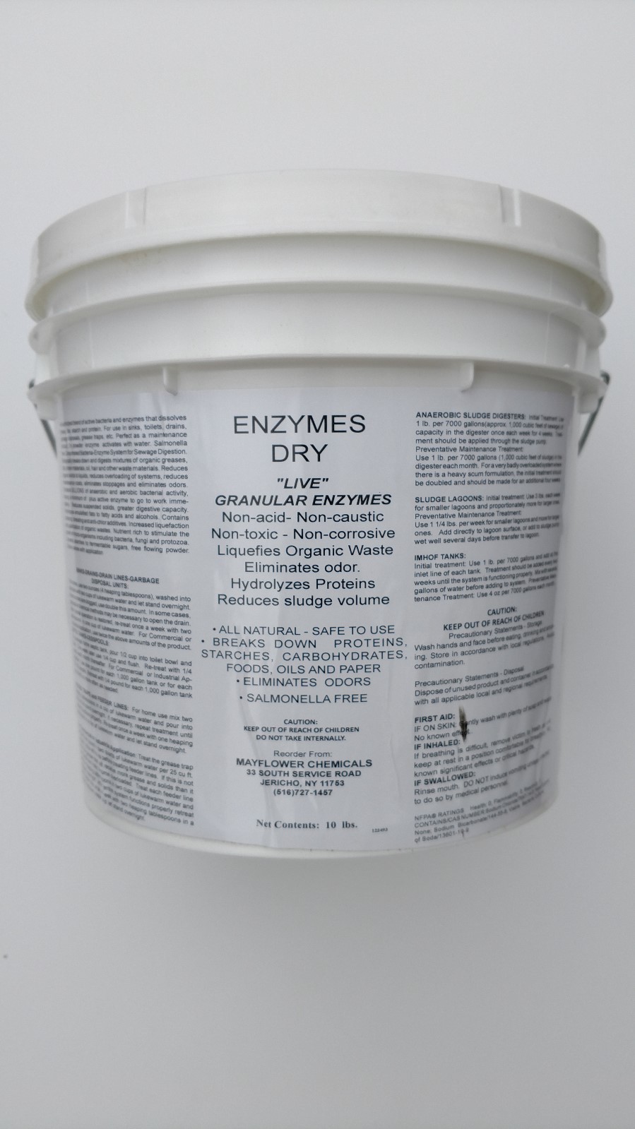 10lbs SEPTIC TANK TREATMENT SYSTEM LEACH DRAIN FIELD GREASE TRAP CLEANER LINES