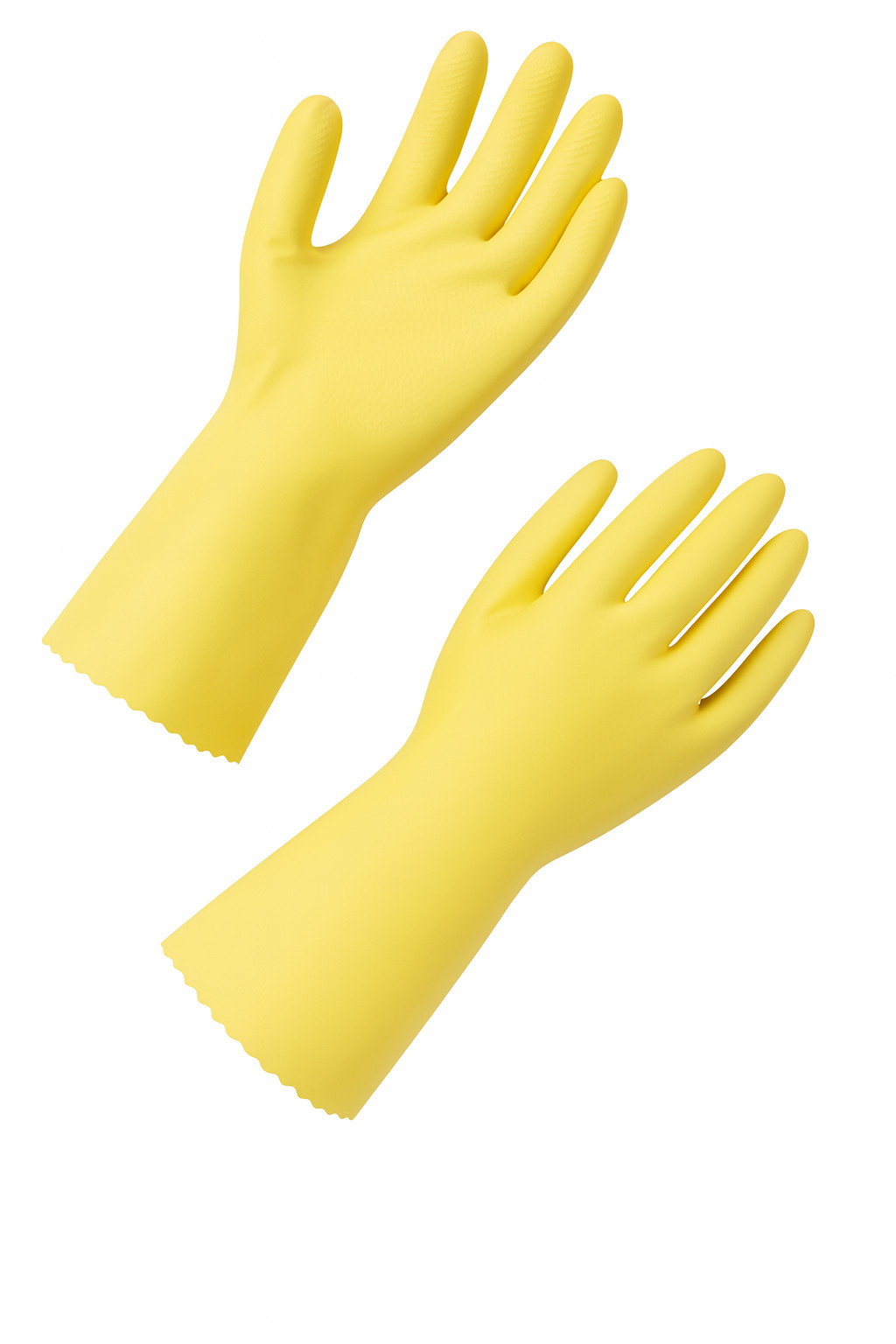 6 Pair Latex Dish Washing Chemical Resistant Gloves – Small
