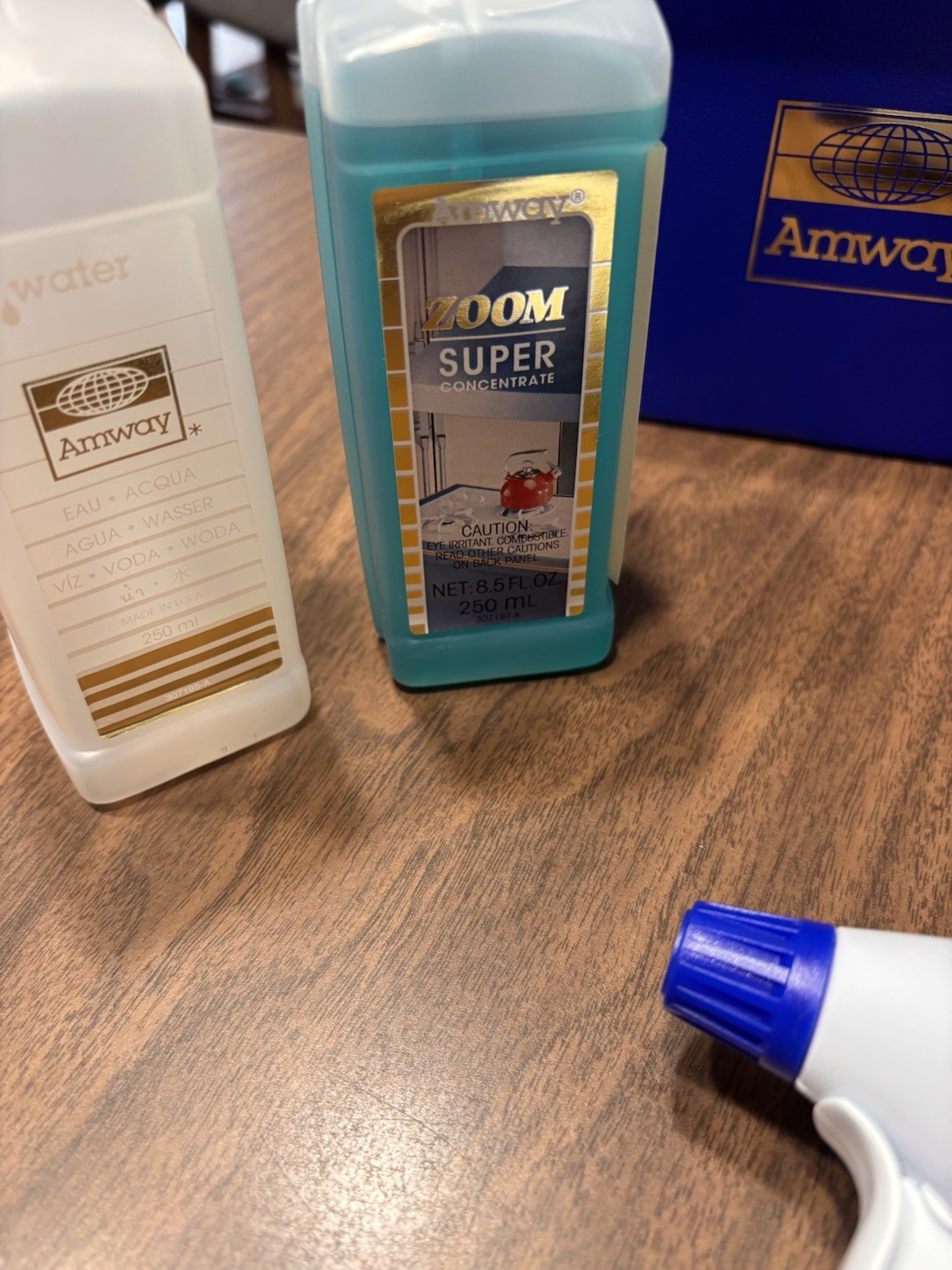 Vintage Amway Super Concentrated Cleaning System: LOC ZOOM SEE SPRAY Carry Tray