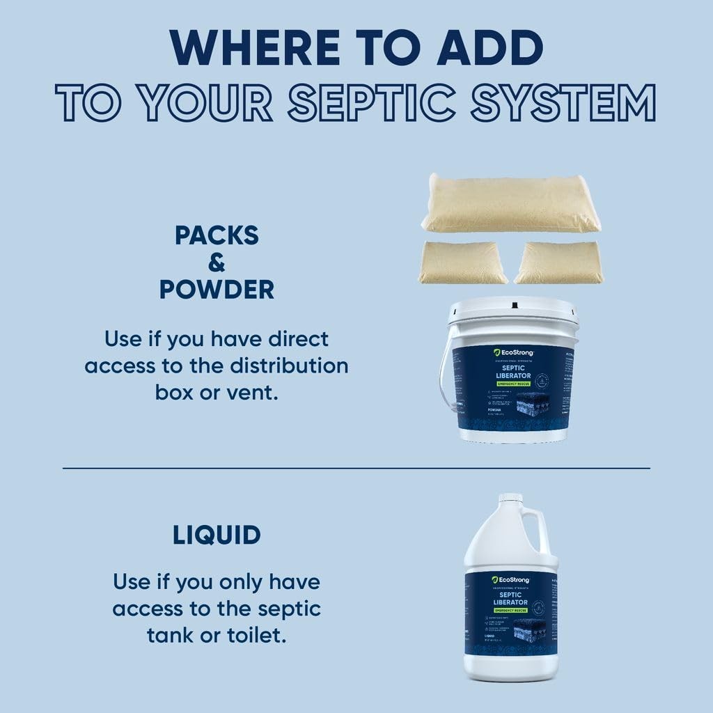 Septic Tank Shock Treatment | Bio Enzyme Septic Safe |Clears Leach Drain Fie…