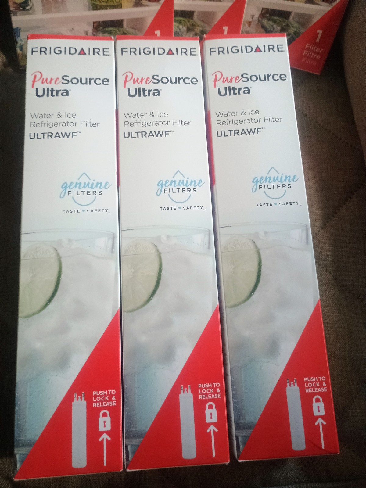 LOT FRIGIDAIRE Refrigerator Filters ~ 3 PureSource Ultra ~ 3 PureAir Ultra