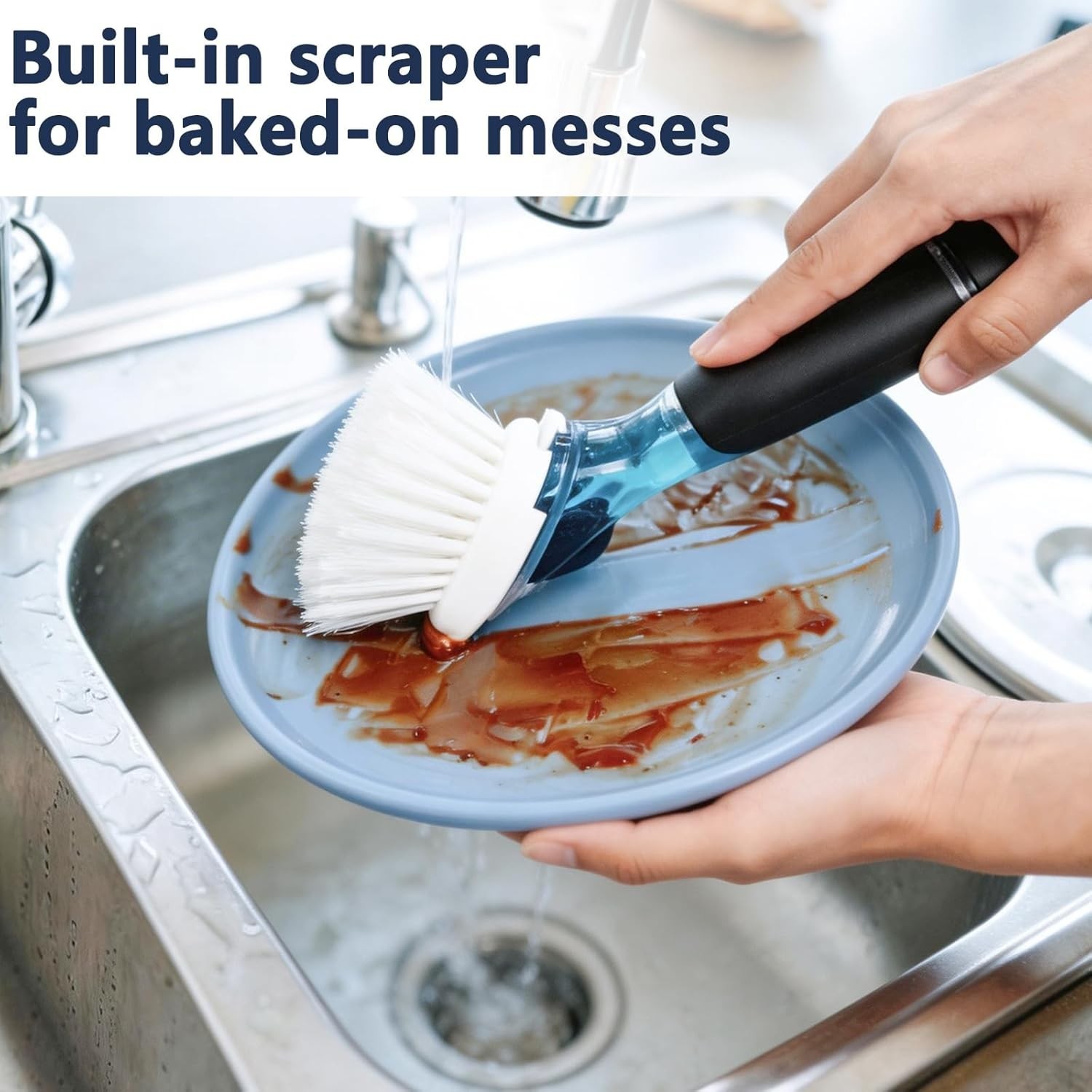 4 Pack Brush Refills OXO Dish Brush Brush Head Replacement