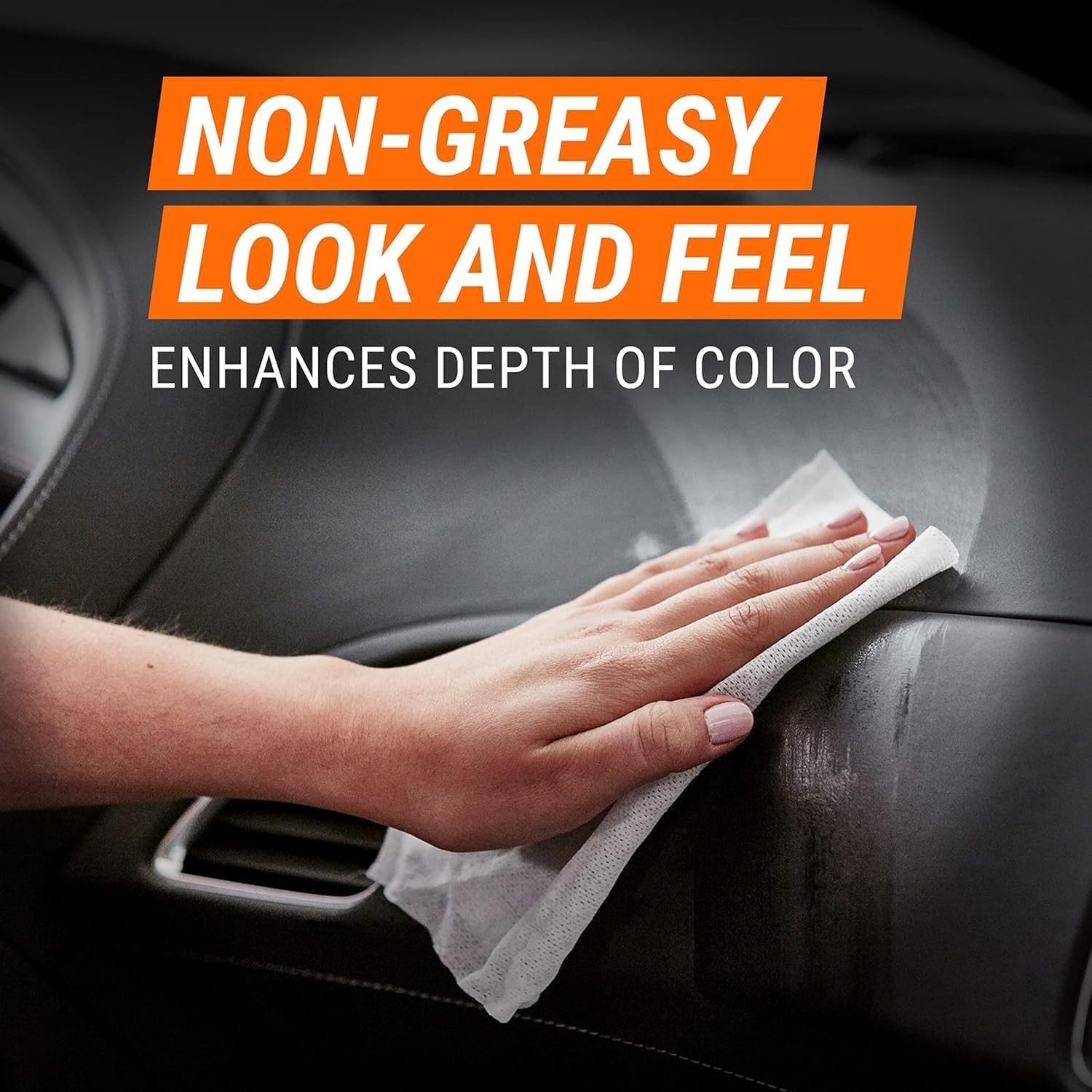 Ceramic Leather Care Wipes for Car Upholstery – 50 Sheets, Stain Blocker