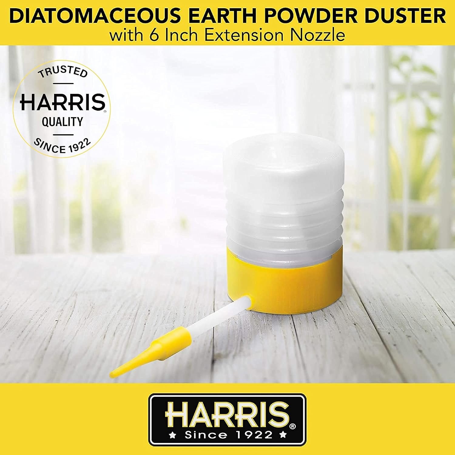 Versatile Diatomaceous Earth Duster with Minimal Clogging – Indoor/Outdoor Use