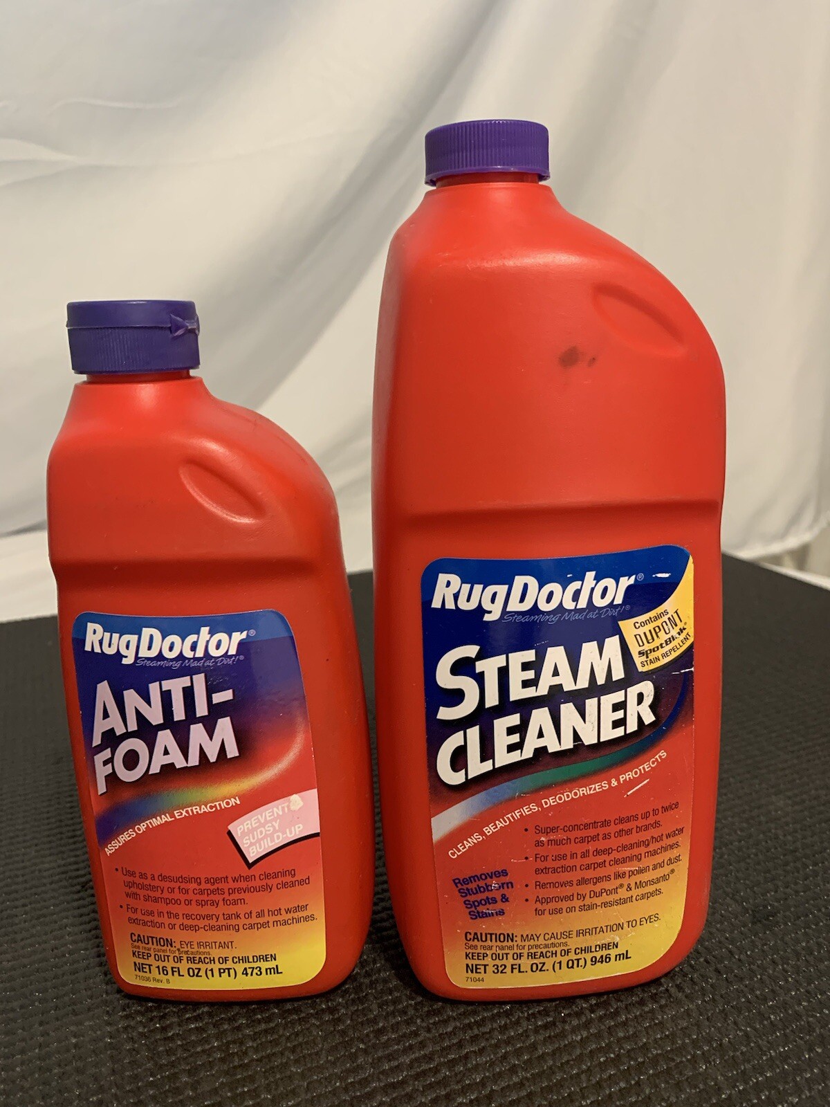 RUG DOCTOR Steam Cleaner 32 OZ Anti Foam 16oz Carpet cleaner Concentrate Sealed