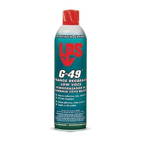 Lps 06420 Degreaser, 15 Oz Aerosol Can, Liquid, Clear Water-White