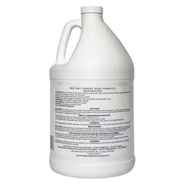 Folex Carpet Cleaner Spot Stain Remover 1 Gallon Bottle Instant Ready to Use New