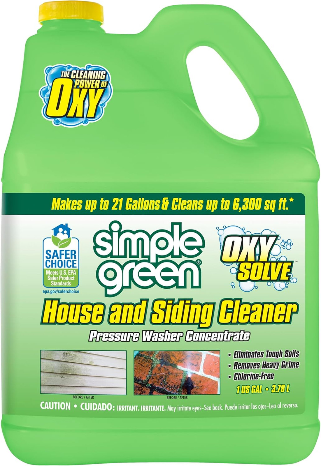 House Siding Cleaner Concentrate 1 Gallon Vinyl Aluminum Wood Brick Stucco Mold