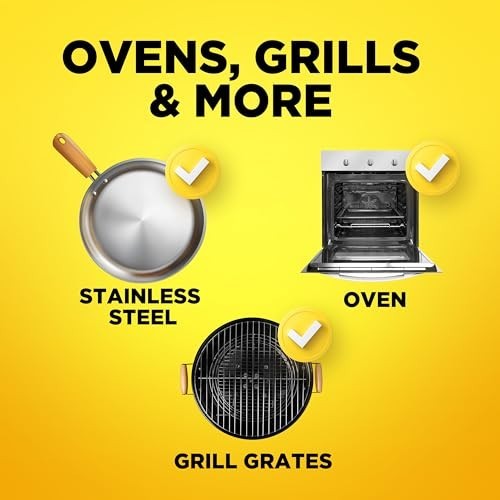 Easy-Off Heavy Duty Oven Cleaner Foam, Removes Grease & Burned-On Food, For Oven