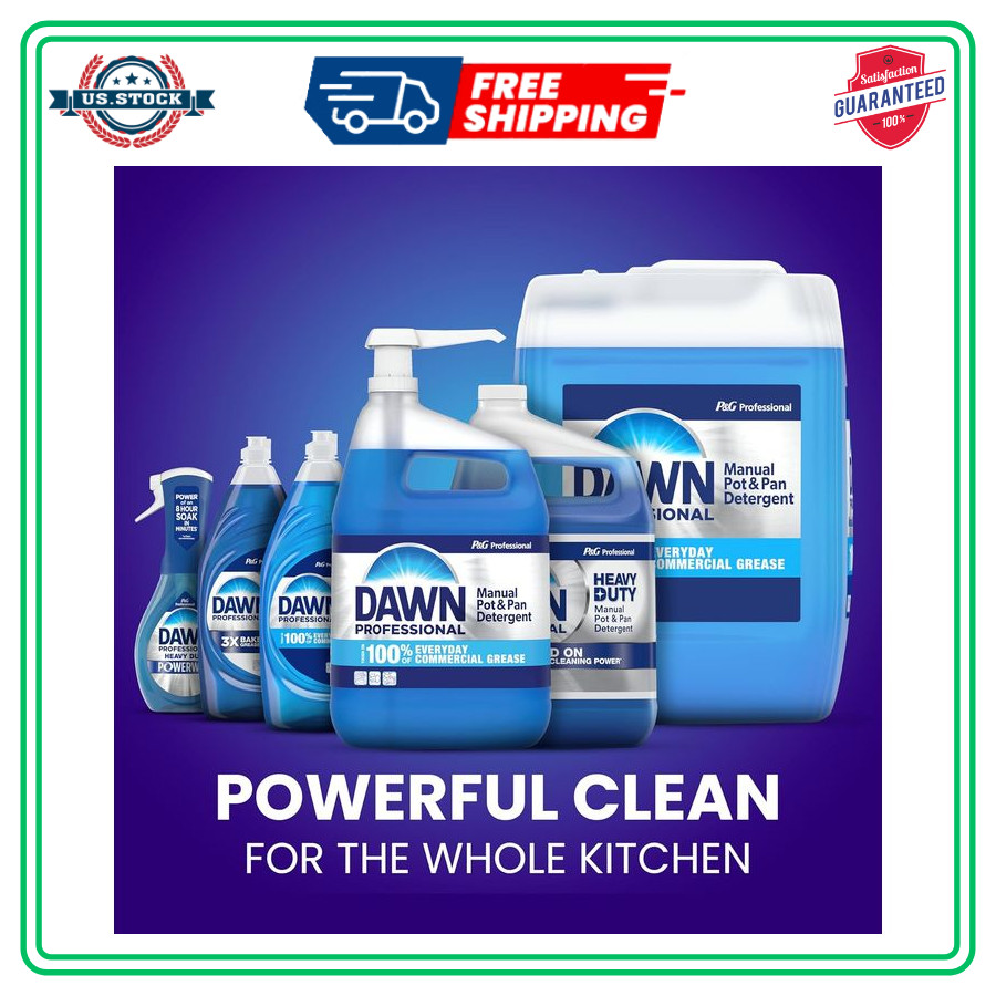 Dawn Professional Dishwashing Liquid Degreaser Soap Regular Scent 5 Gallon