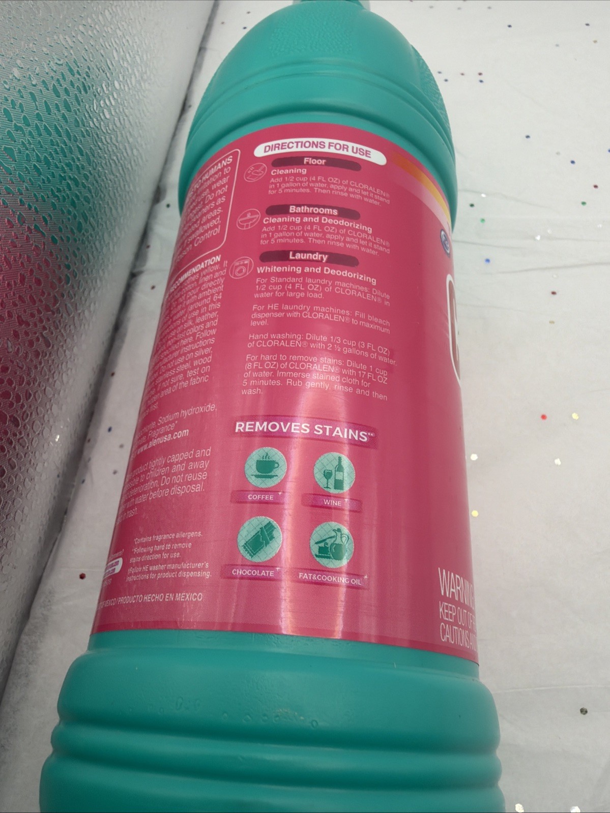 CLORALEN® Liquid Scented Bleach – Floral Fantasy 32.12 fl oz Lot Of 2