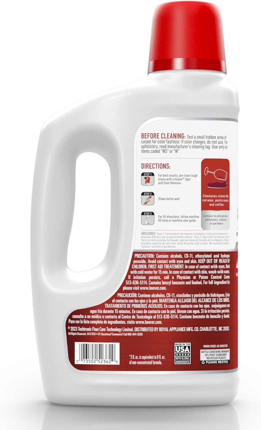 Oxy Carpet Cleaner Solution, 50 Oz., Ocean Breeze Scent, Deep Cleaning Carpet Sh