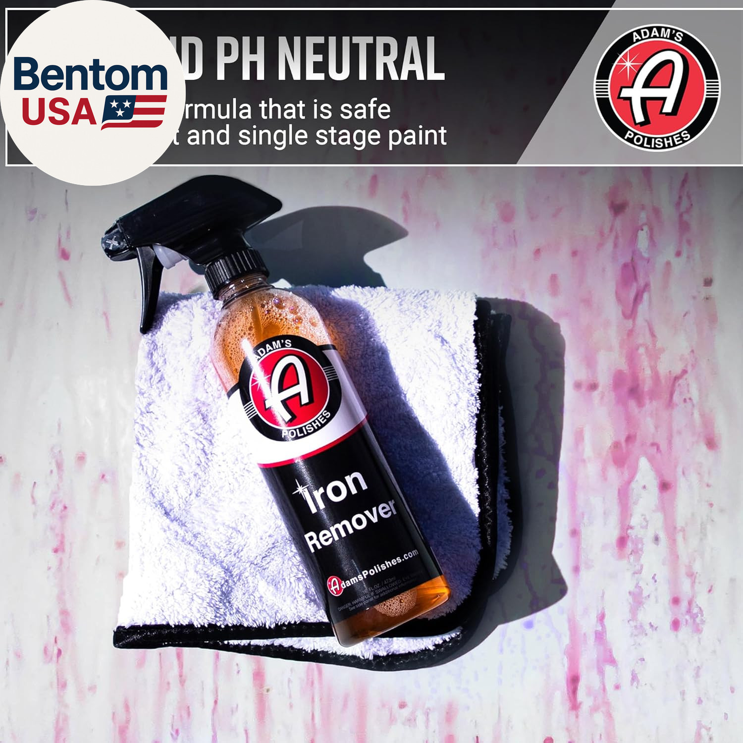 Adam’S Iron Remover (Gallon) – Iron Out Fallout & Stop Rust Remover Spray for Ca