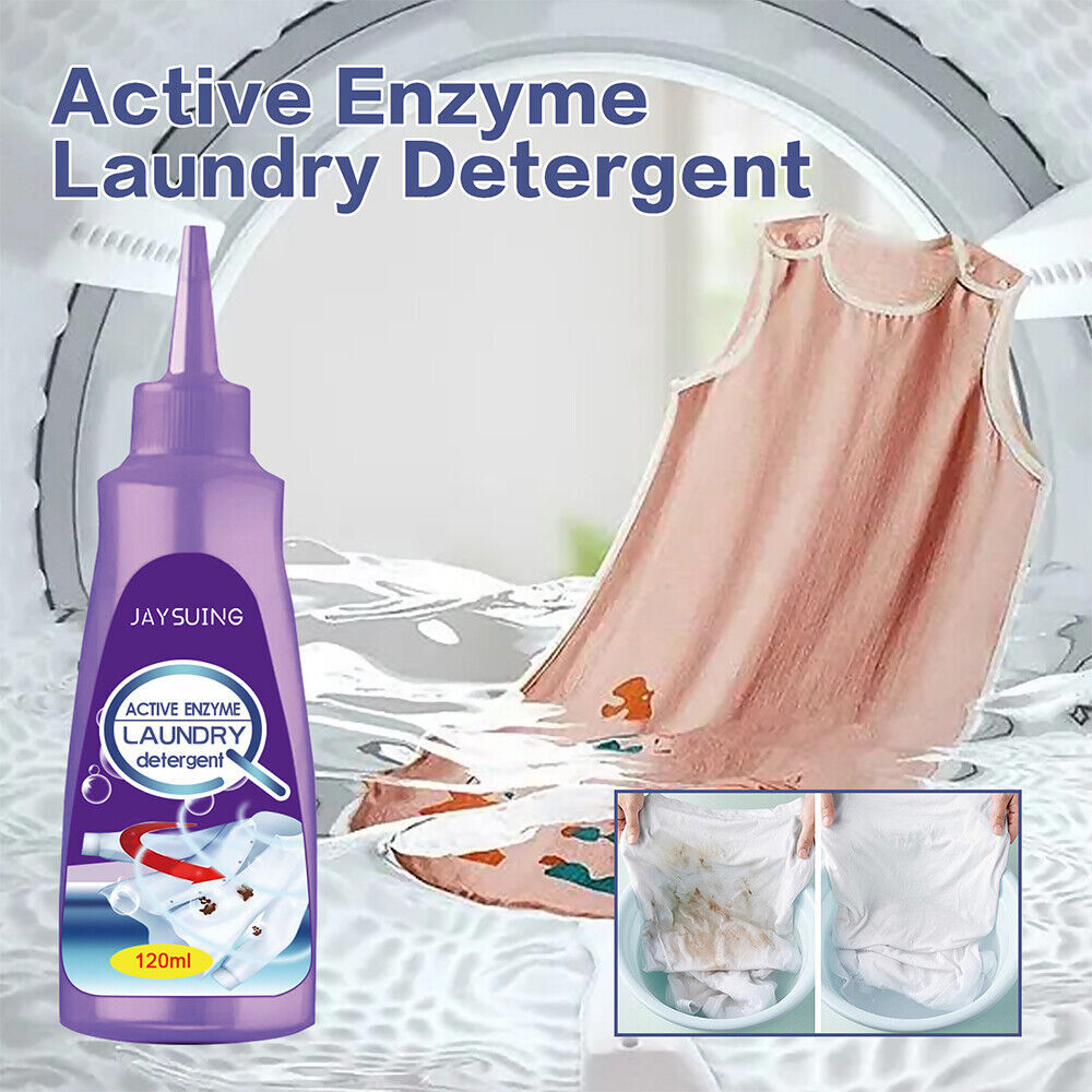 3× Active Enzyme Clothing Stain Removal Agent Active Enzymatic Laundry Cleaning~