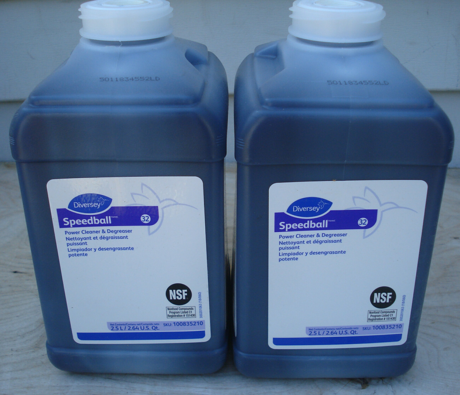 2x Diversey Speedball 2000 Heavy Duty POWER CLEANER Degreaser Concentrate 5L