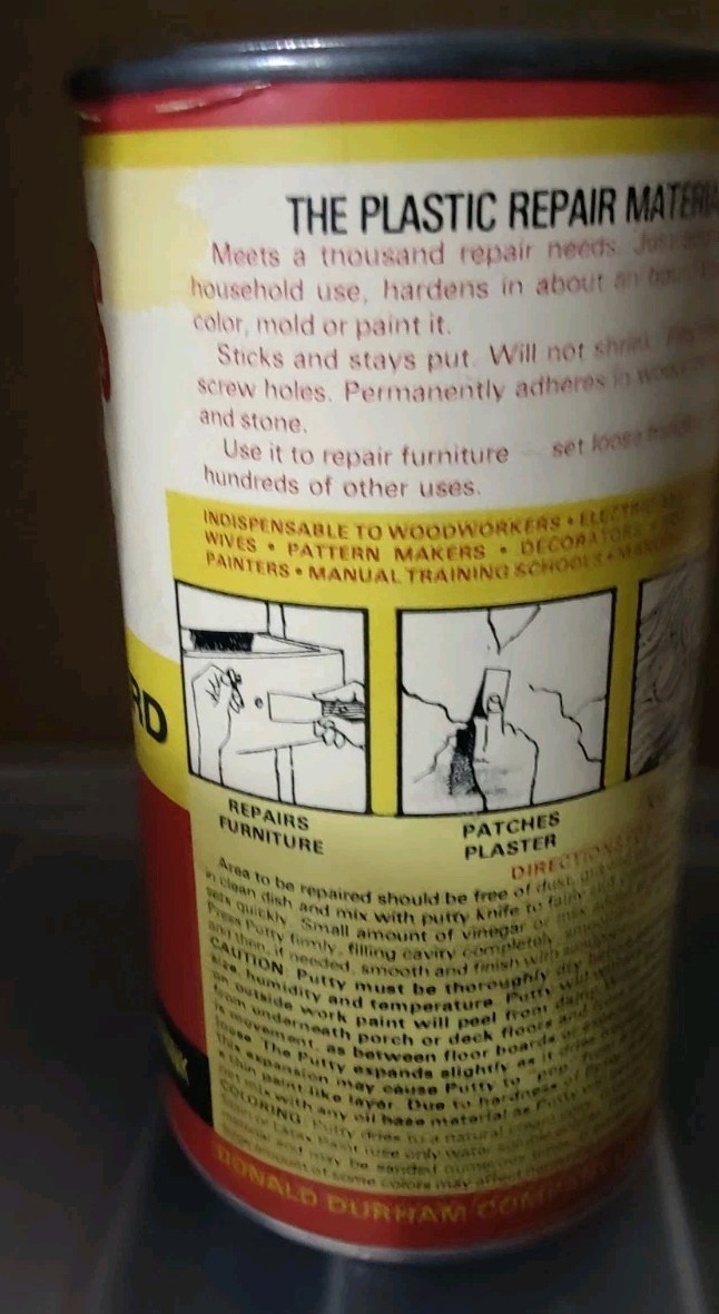 Durham’s Rock Hard Off-white Interior/Exterior Water putty