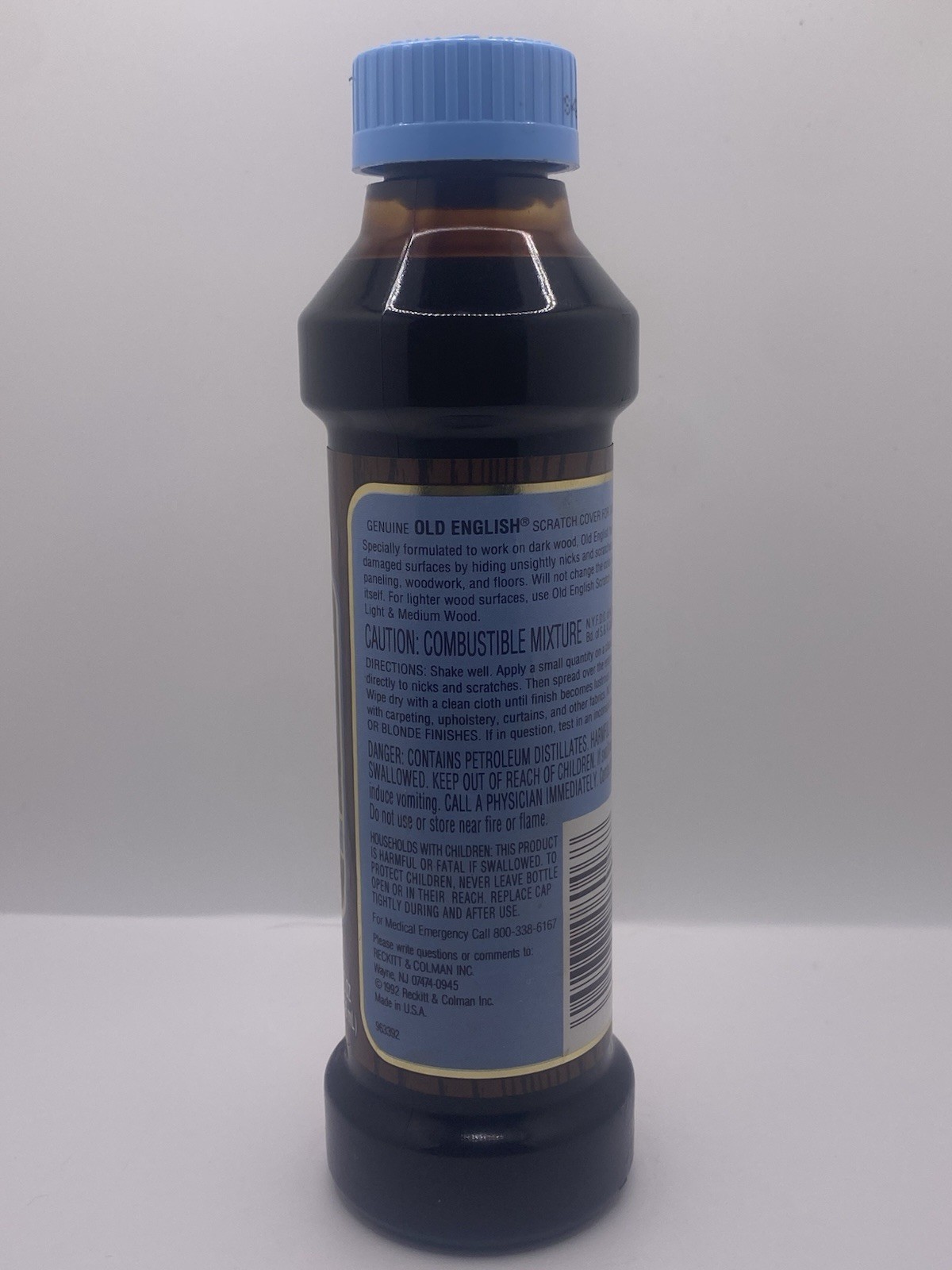 Rare Vintage 1990s Reckitt & Colman Inc. OLD ENGLISH Scratch Cover For Dark Wood