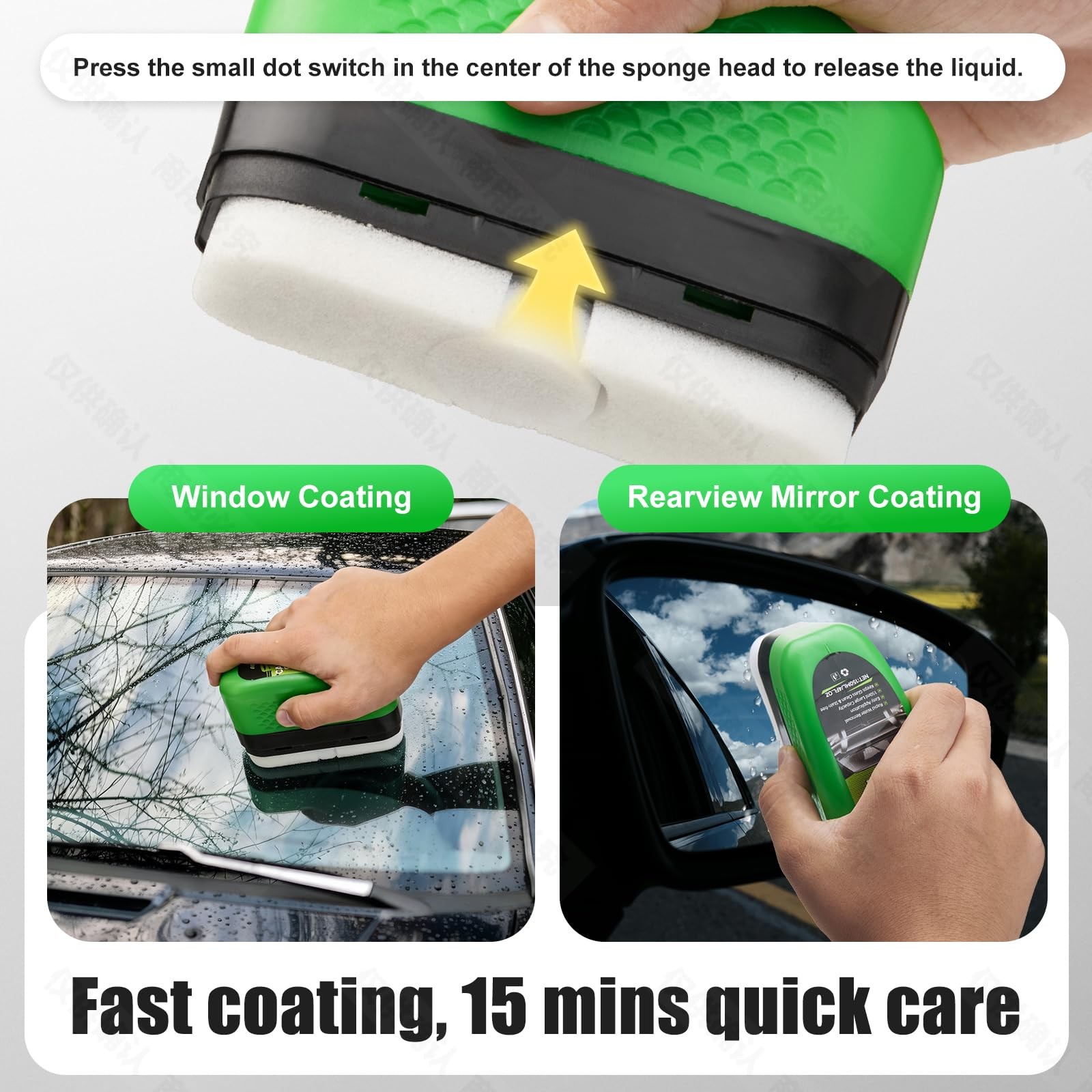 – Ceramic Glass Cleaning Brush and Coating, Removes Dirt and Provides Hydroph…