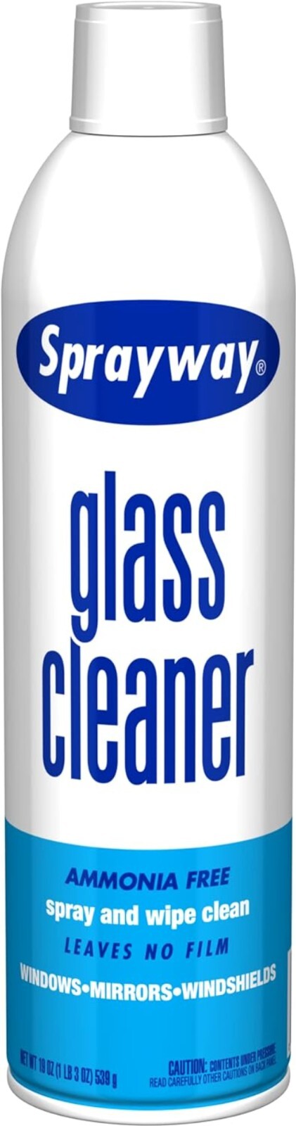 Streak-Free Foam Aerosol Glass Cleaner – 19oz, 12 Count for Professional Results