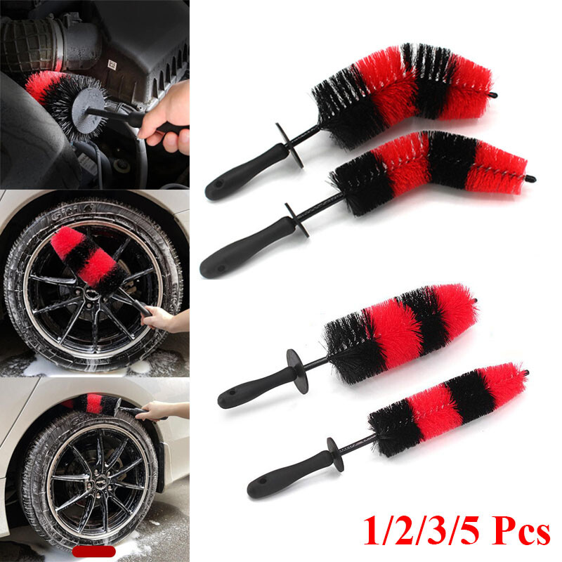 Car Wheel Rims Detailing Brush Wheel Brush Cleaning Tire Seat Car Engine Wash