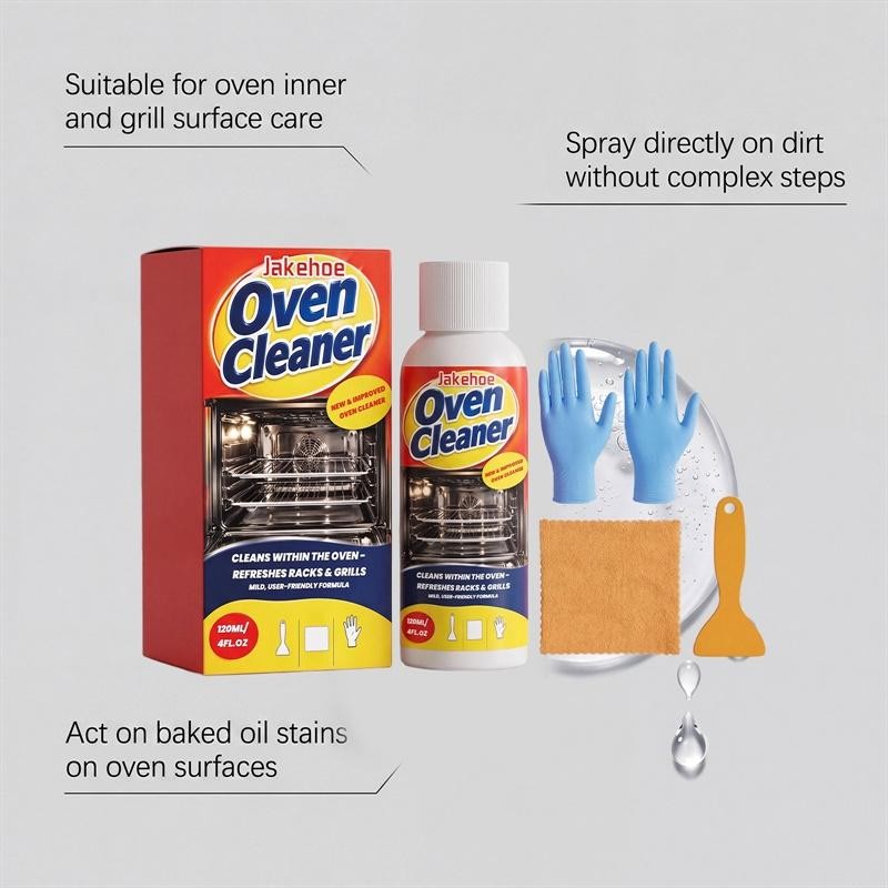 Heavy Duty Oven Cleaner Foam, Removes Grease & Burned-On Food