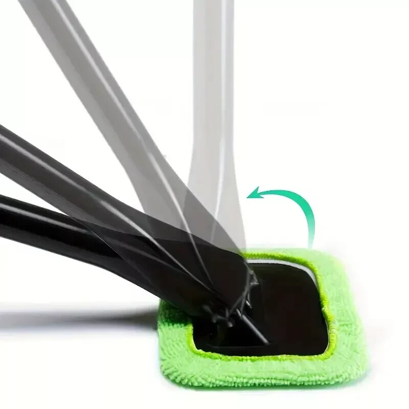 2 Pack Window, Windshield, Mirror, Screen Cleaning Tool Microfiber Glass Brush
